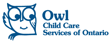 Owl complete blue logo