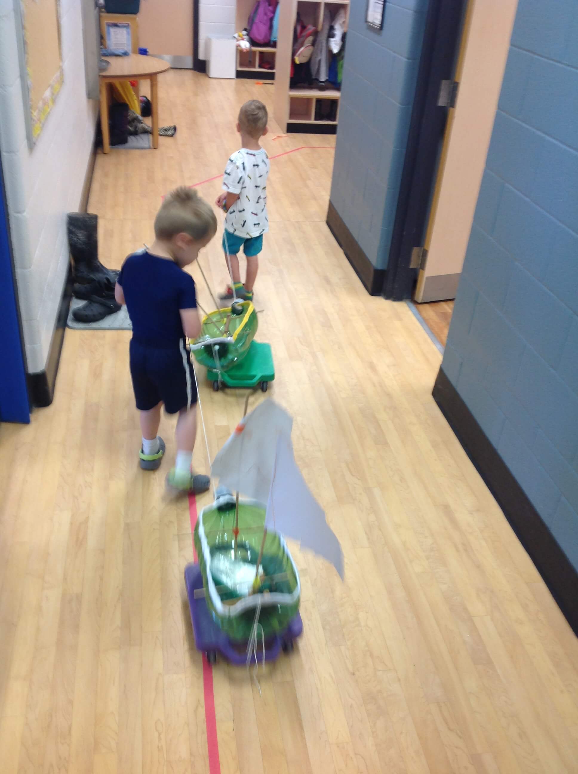 our handmade schooner